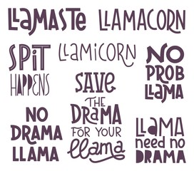 Lama lettering set - 195220069