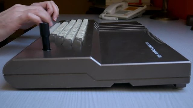 Typing on old computer