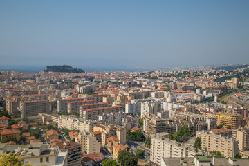Fototapeta na wymiar Panorama von Nizza, Frankreich