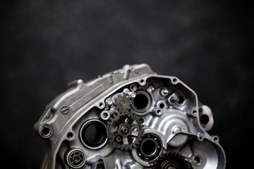 Transmission internal view