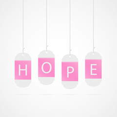 Pink Hope Tags