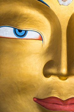 Buddha's eyes. Tibatan Buddhism.