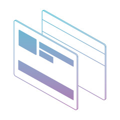 credit card isolated icon vector illustration design