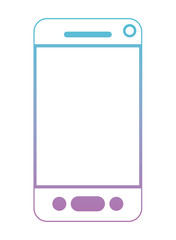 smartphone device isolated icon vector illustration design