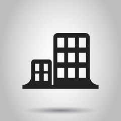 Building icon. Business vector illustration.