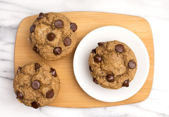 Homemade Chocolate Chip Muffins