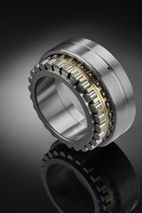 Close up of bearings