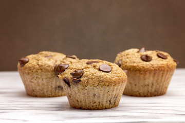 Homemade Chocolate Chip Muffins