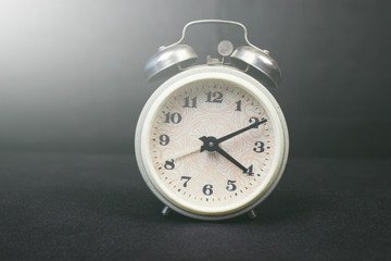 Clock, alarm, old.