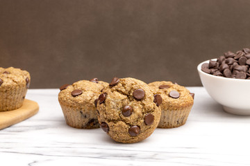Homemade Chocolate Chip Muffins