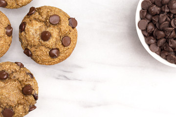 Homemade Chocolate Chip Muffins