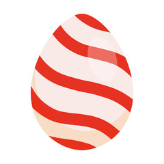 Easter eggs, vector illustration in cartoon style, isolated.