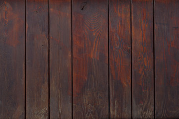 Red-brown vintage wood surface as background or backdrop