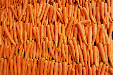 Spring summer detox vegetable diet. Close up of harvest pile. Supermarket stand of clean and shiny vegetables assortment.