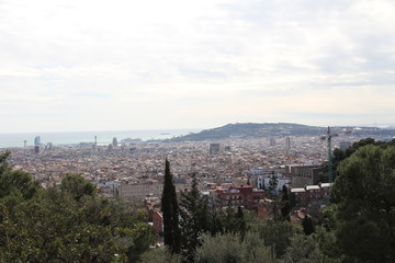 View of Barcelona from Park Guell