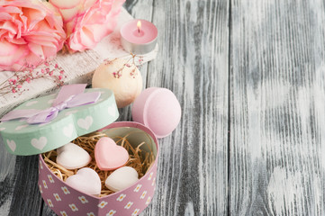 SPA composition with bath bombs