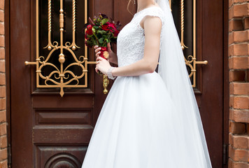 beautiful modern wedding bouquet