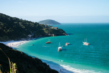 Coastline of Arraial do Cabo, Rio de Janeiro, Brazil