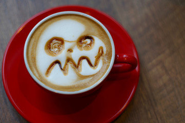 ラテアート　コーヒー