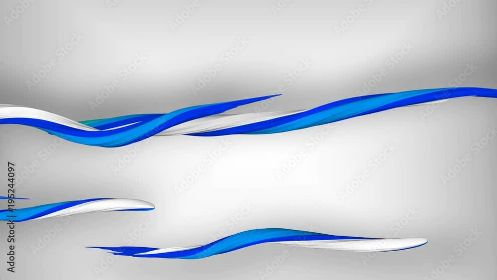 Poster an exciting 3d rendering of smart strokes creeping quickly in the grey background. they are of white