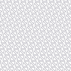 Abstract geometric seamless vector pattern with shapes and lines on black background