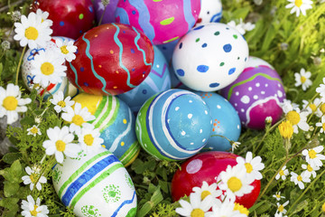Easter eggs in nature