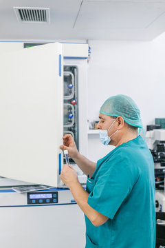 Biologist Working in a Professional Laboratory