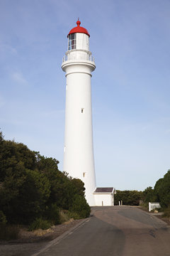 Split Point Light House at Aireys Inlet, along the Great Ocean Road in Victoria, Australia