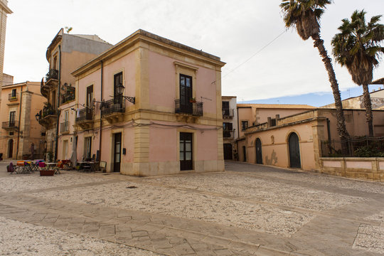 View of Ronco del Pozzo square, Ortigia