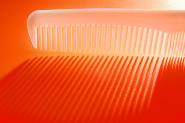 close up of a comb