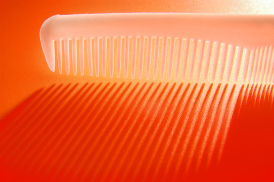 close up of a comb