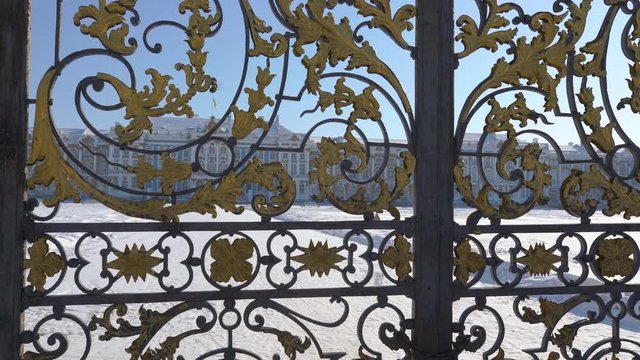 The Catherine Palace, Tsarskoye Selo, Pushkin, Saint-Petersburg, Russia