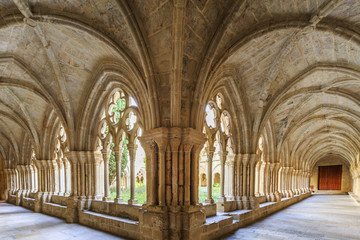 Fototapeta na wymiar Poblet Monastery, in Catalonia spain