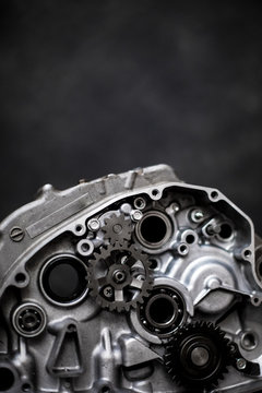 Transmission internal view