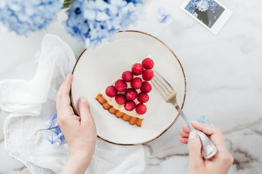 Raspberry tart