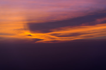 Sunrise and beautiful clouds
