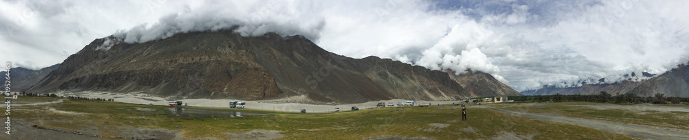 Wall mural Mountain scenery in Ladakh, India