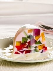 gelatina colorida