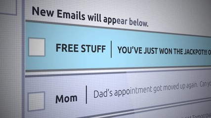 Generic Email New Inbox Message - A scam in an email