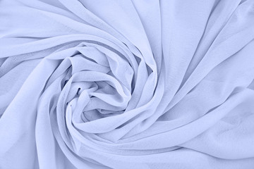 Obraz premium Texture chiffon fabric blue color for backgrounds 