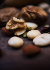 Close Up of Nuts and Seeds 