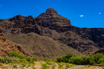 The bottom on the Grand Canyon