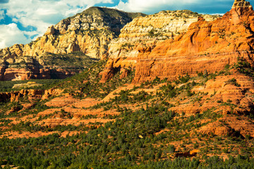 Red rock formations near Sedona Arizona