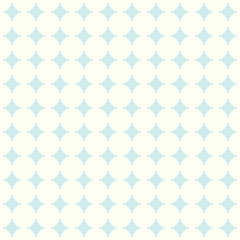 Seamless polka dot pattern with circles.