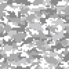 Digital camouflage background. Seamless pattern.Vector. 迷彩パターン