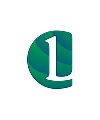 initial letter logo letter c with negative space