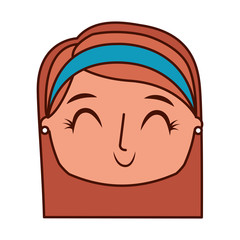 beautiful young teenager happy face girl smiling