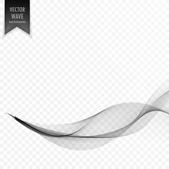 vector smooth transparent wave background
