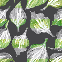 Watercolor floral vector pattern