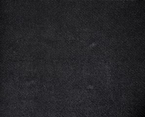 Texture of black and dark grey fabric background.
